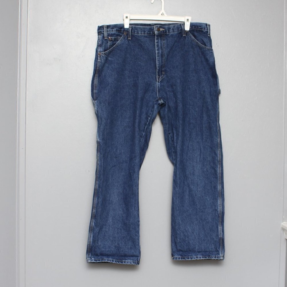 Dickies dark wash denim carpenter pants jeans